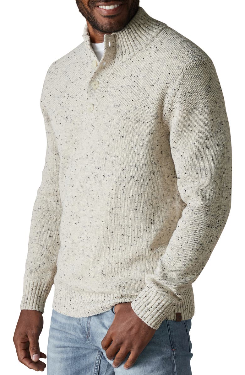 The Normal Brand SeaWool Nep Sweater, Alternate, color, Cream