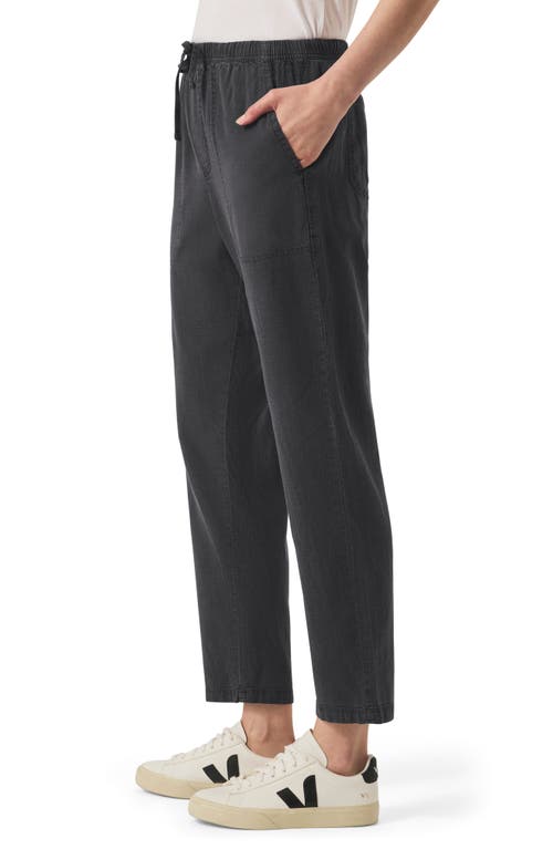 Splendid Gianna Crop Drawstring Pants In Lead