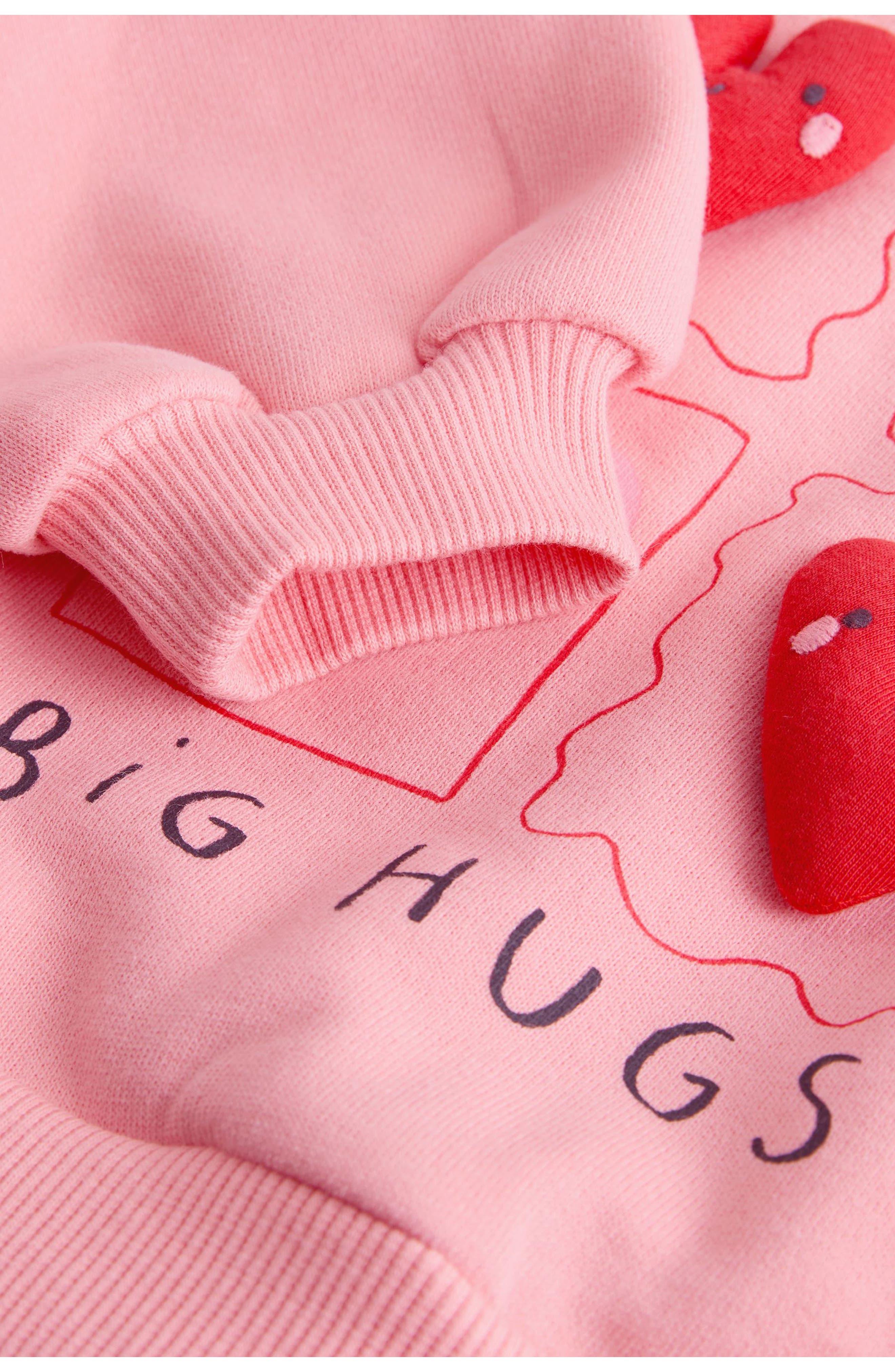 NEXT Kids' Appliqué Sweatshirt & Gingham Pants Set — фото 3