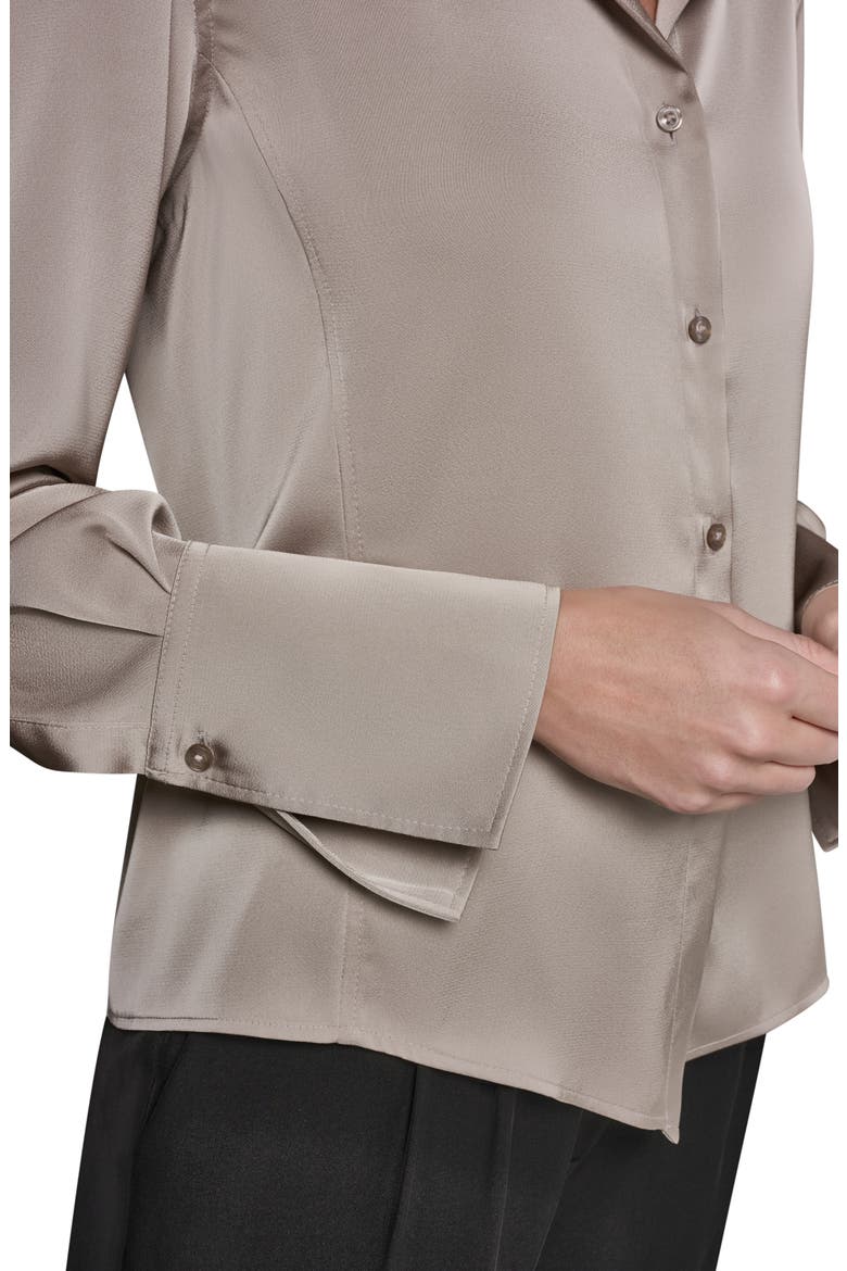 Satin Button-Up Shirt, Alternate, color, TURIN