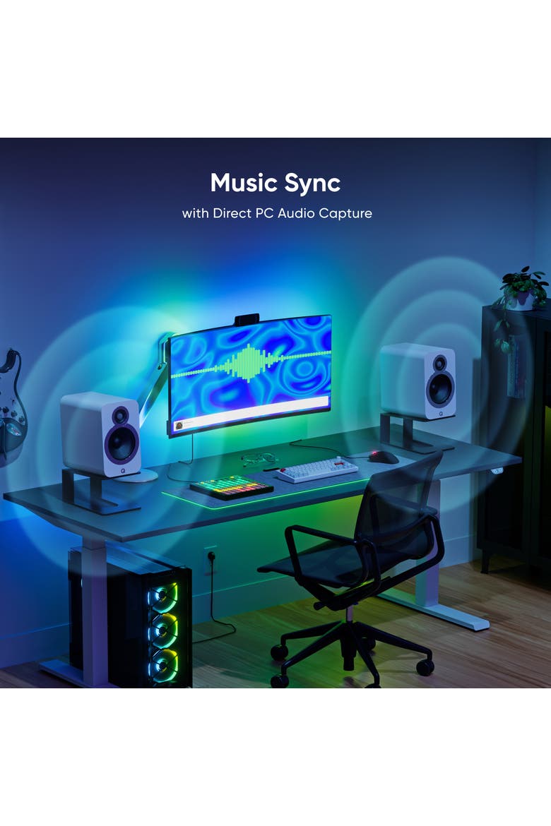 PC Screen Mirror Lightstrip, Alternate, color, Multicolor