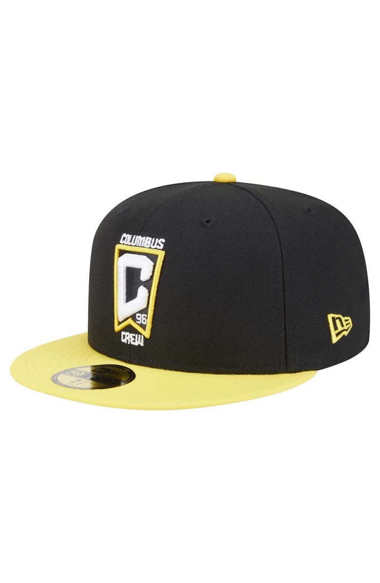 New Era Men's New Era  Black Columbus Crew 2025 Kickoff 59FIFTY Fitted Hat, Alternate, color, Black