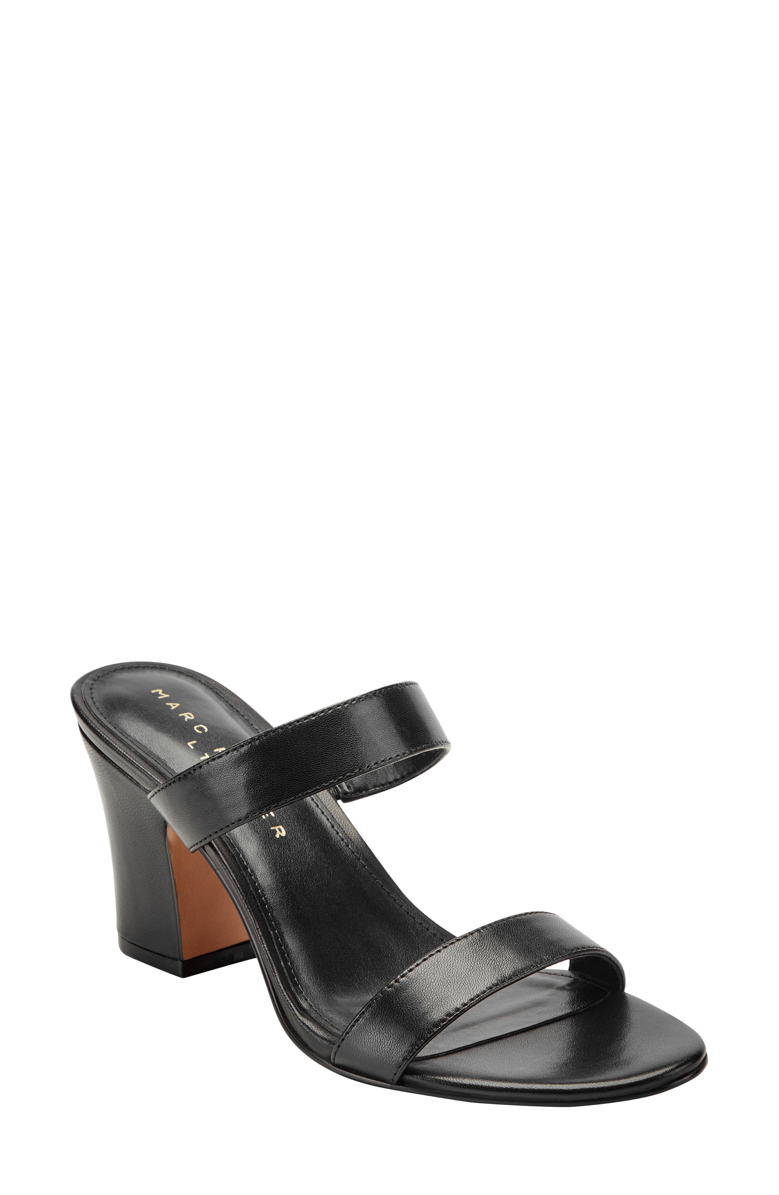 Marc Fisher LTD Jessey Slide Sandal, Main, color, Black