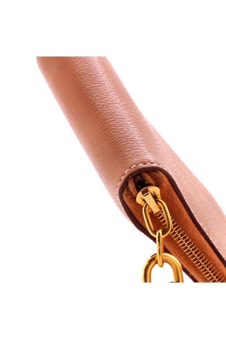 Zipengo II Chaine d'Ancre Zip Wallet Leather, Alternate, color, Gold
