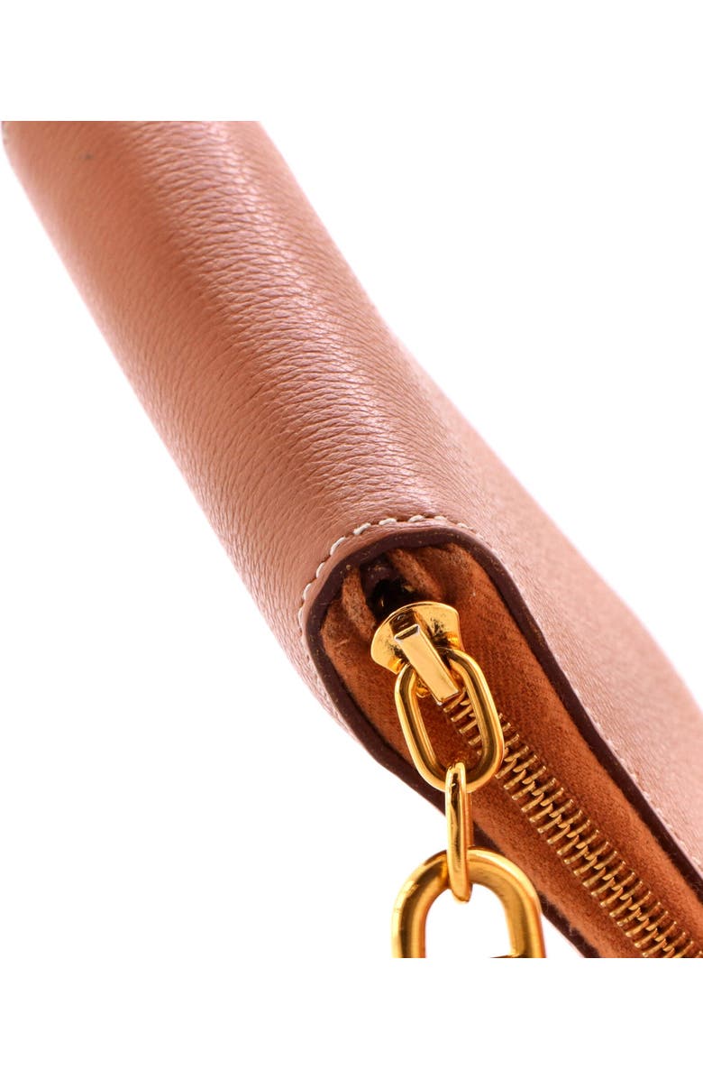 Pre-Owned Hermes Zipengo II Chaine d'Ancre Zip Wallet Leather, Alternate, color, Gold