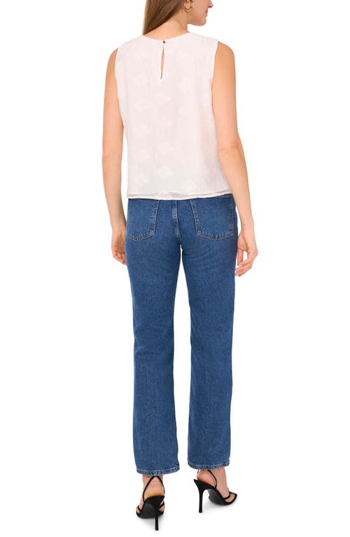 VINCE CAMUTO VINCE CAMUTO TEXTURED GAUZE SLEEVELESS TOP 