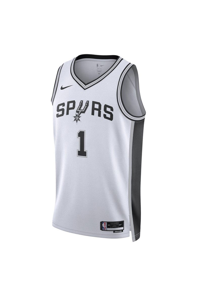Unisex Nike Victor Wembanyama White San Antonio Spurs Swingman Jersey - Association Edition, Alternate, color, White