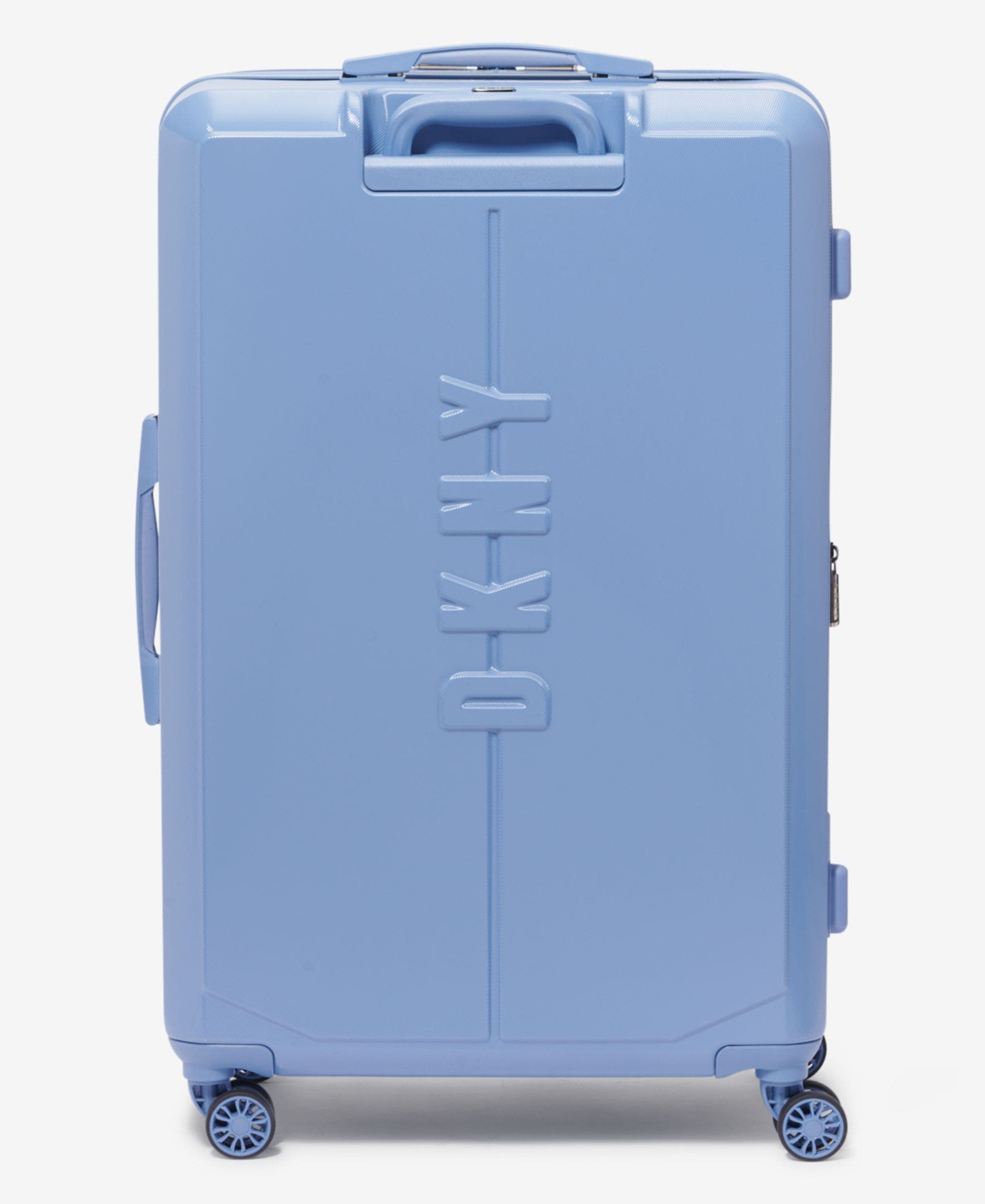 DKNY NYC 28" Upright Suitcase, Alternate, color, Blue Suede