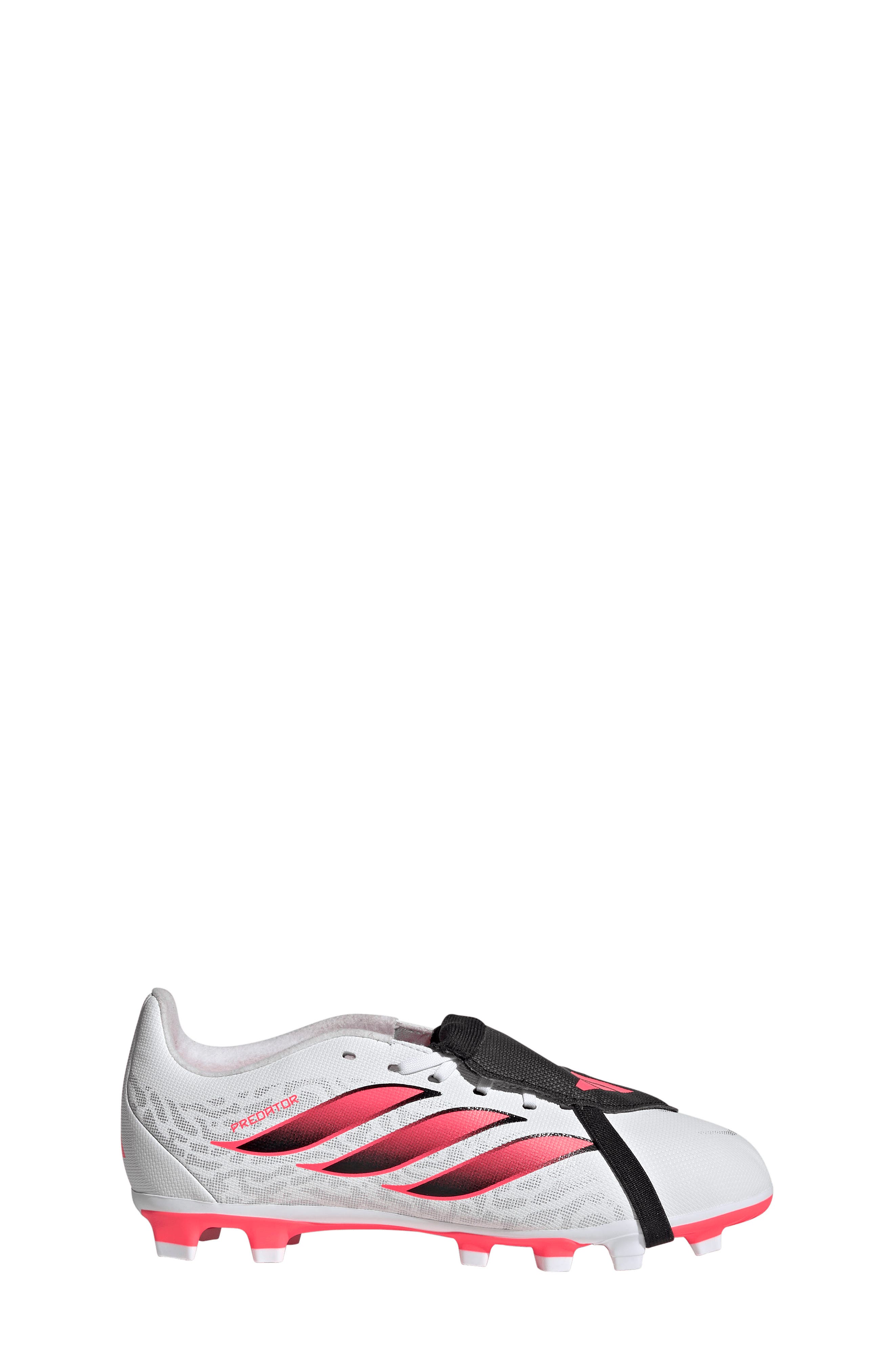 Kids' Predator Club Soccer Cleat, Alternate, color, WHITE/ TURBO/ BLACK 3