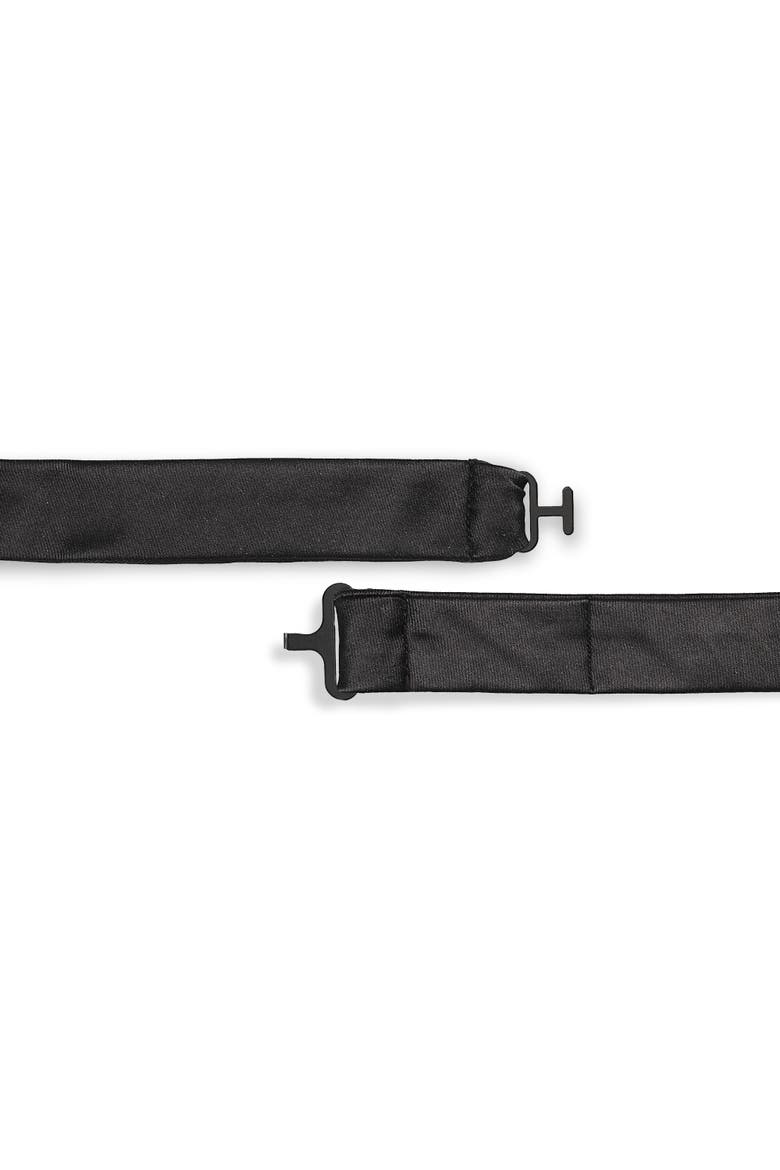 Solid Bow Tie, Alternate, color, BLACK