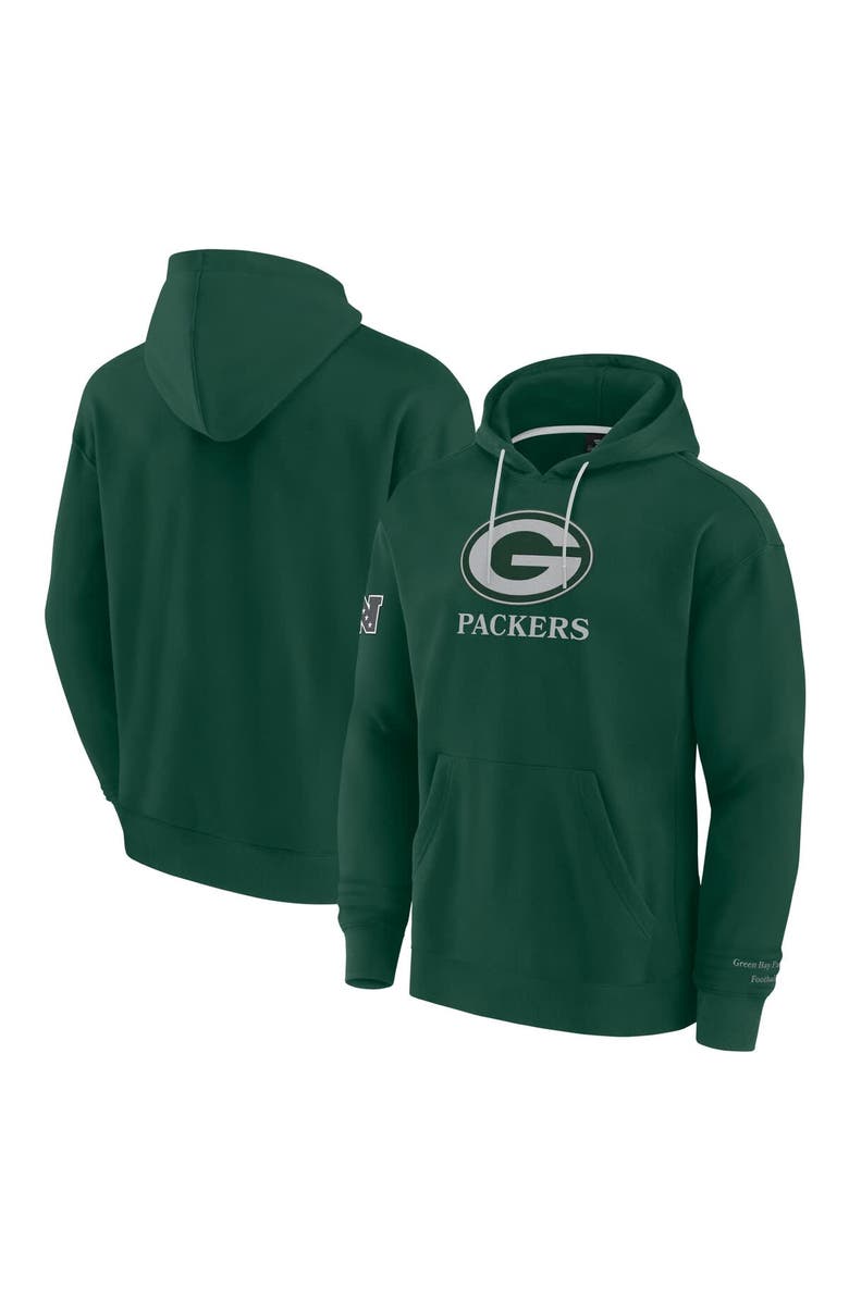 FANATICS Men's Fanatics Green Green Bay Packers Elements Pace Fleece Pullover Hoodie, Alternate, color,