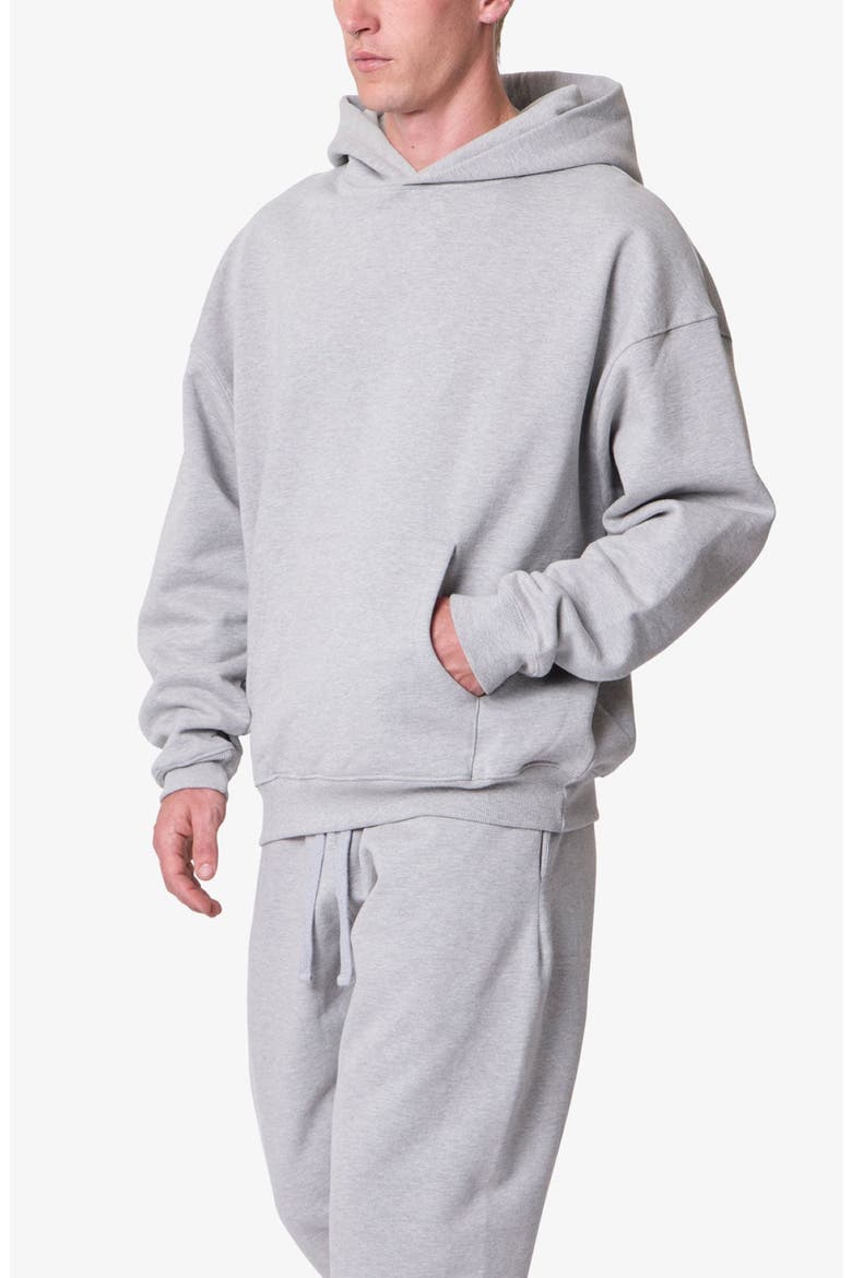 Heavy Basic Hoodie, Alternate, color, MARLED GREY