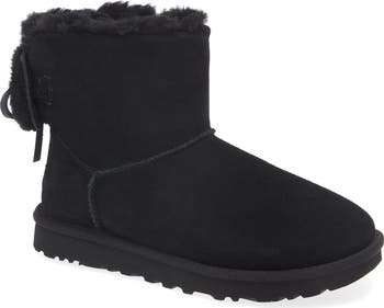 UGG® Classic Double Bow Mini Bootie (Women) | Nordstromrack