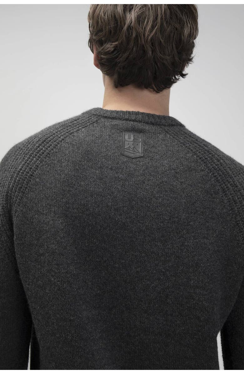 NAKED CASHMERE Oaklyn Cashmere Crewneck Sweater, Alternate, color, Charcoal