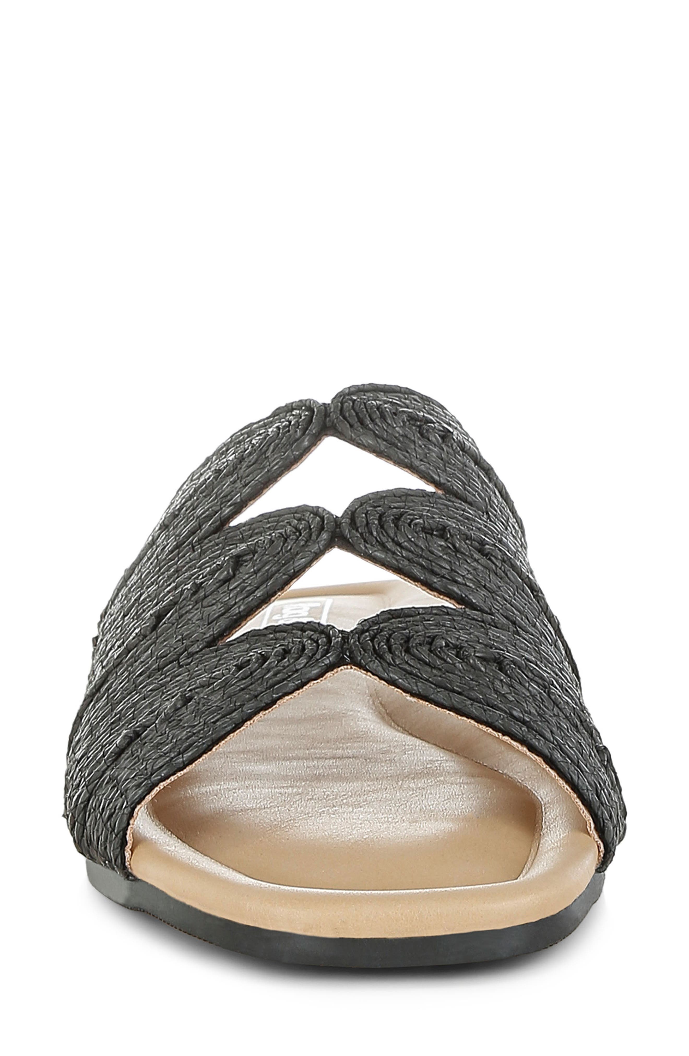 Rag & Co Daisy Doe Slide Sandal, Alternate, color, Black