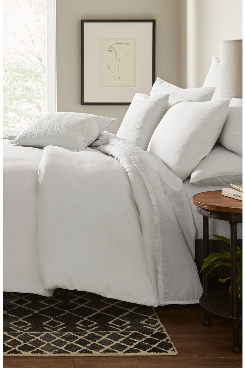 Dream Duvet Cover, Alternate, color, WHITE