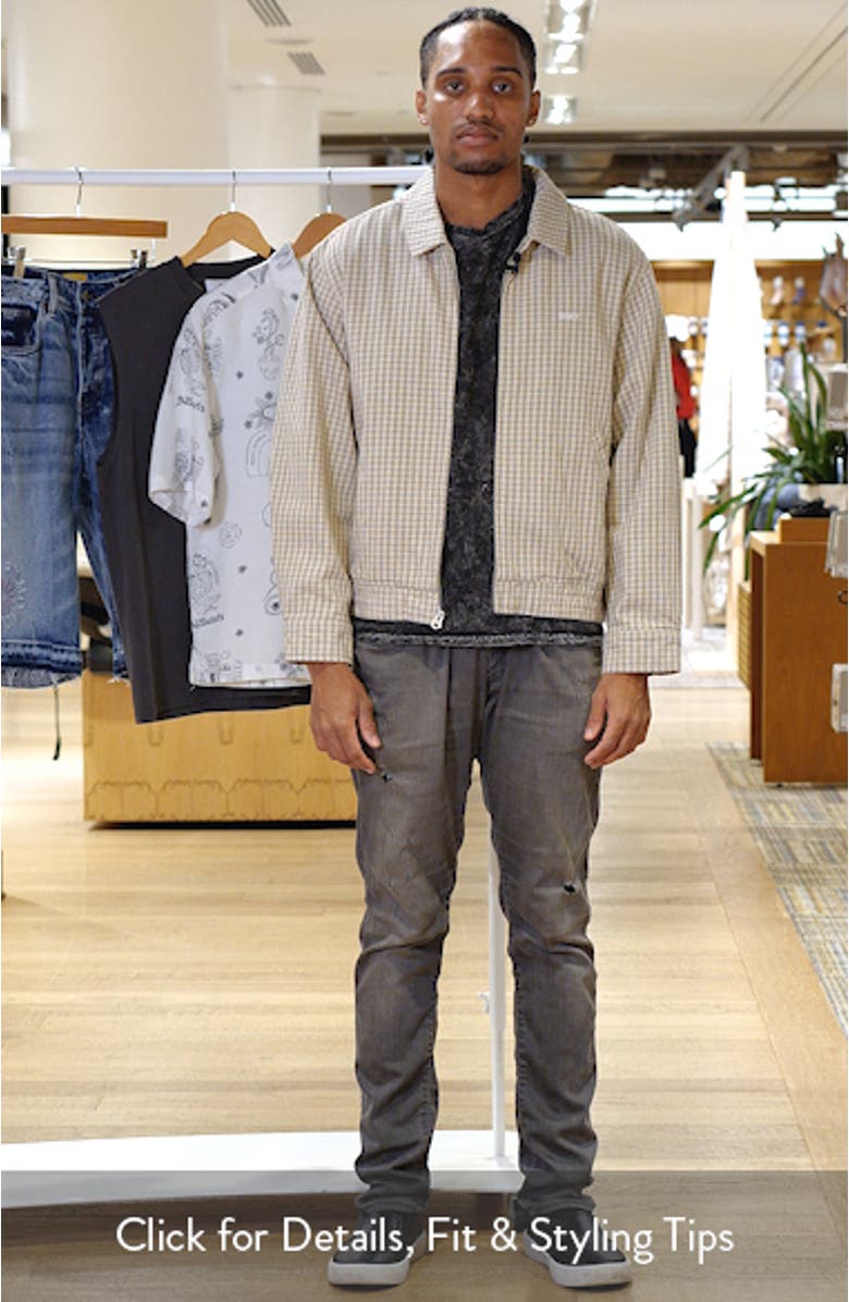 Luther Microcheck Zip Jacket, sales video thumbnail