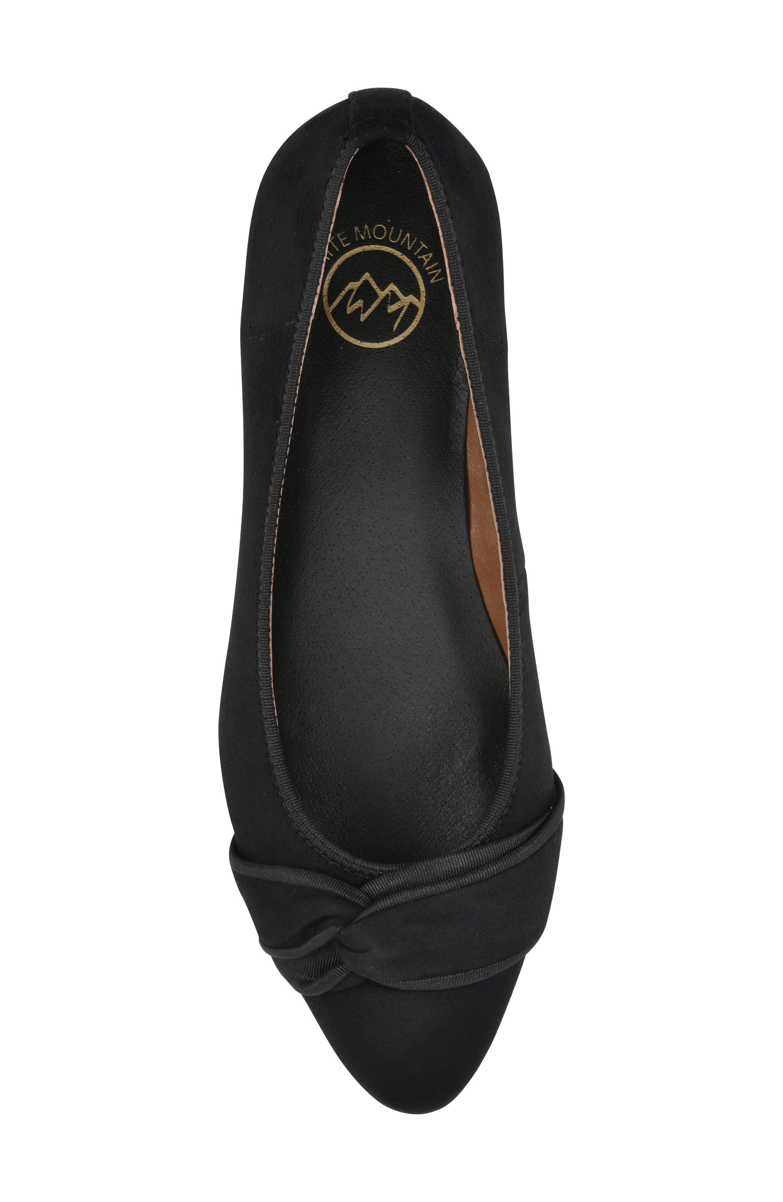 White Mountain Footwear Bordeaux Pump, Alternate, color, Black Fabric