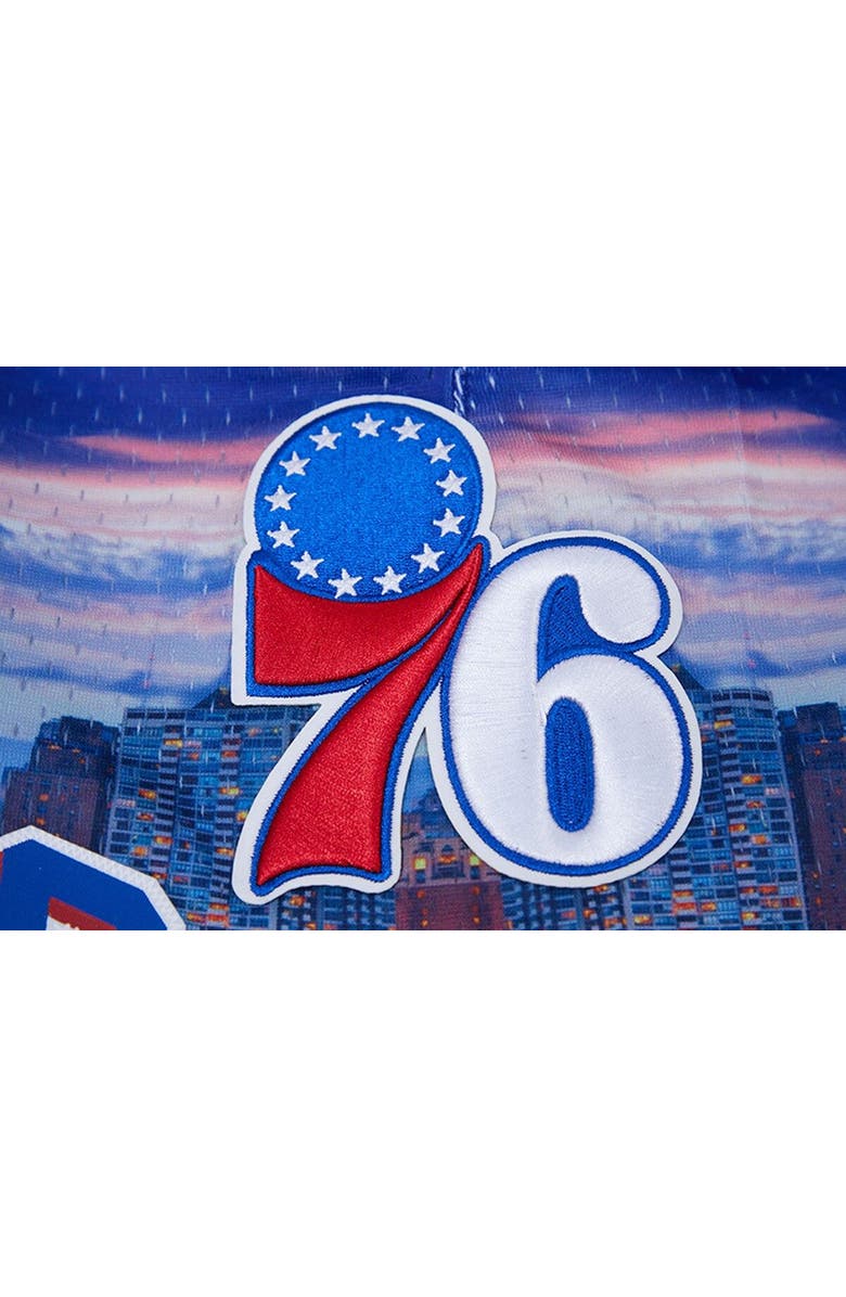 PRO STANDARD Men's Pro Standard Philadelphia 76ers Cityscape Shorts, Alternate, color, Blue