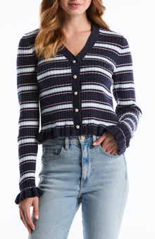Laundry by Shelli Segal Ruffle Hem Cardigan