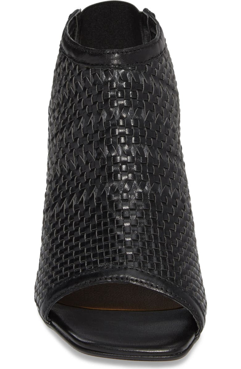 Topshop Nifty Woven Flared Heel Sandal, Alternate, color,