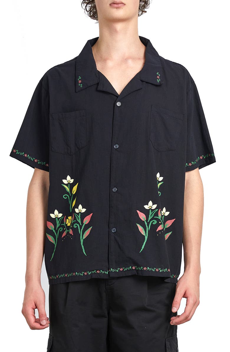 Profound Floral Camp Shirt, Main, color, 