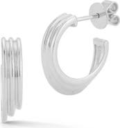 Dana Rebecca Designs Nana Bernice Groove Cascade Hoop Earrings