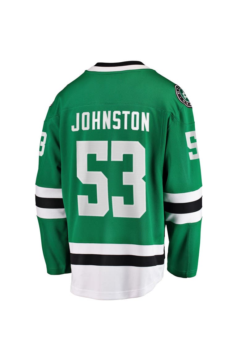 Men's Fanatics Wyatt Johnston Kelly Green Dallas Stars Home Breakaway Player Jersey, Alternate, color, Kelly Green