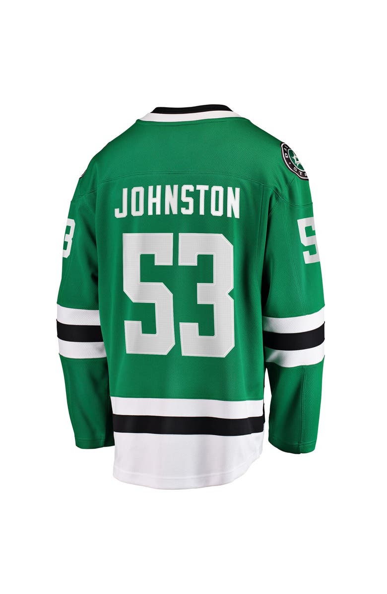 FANATICS Men's Fanatics Wyatt Johnston Kelly Green Dallas Stars Home Breakaway Player Jersey, Alternate, color, Kelly Green