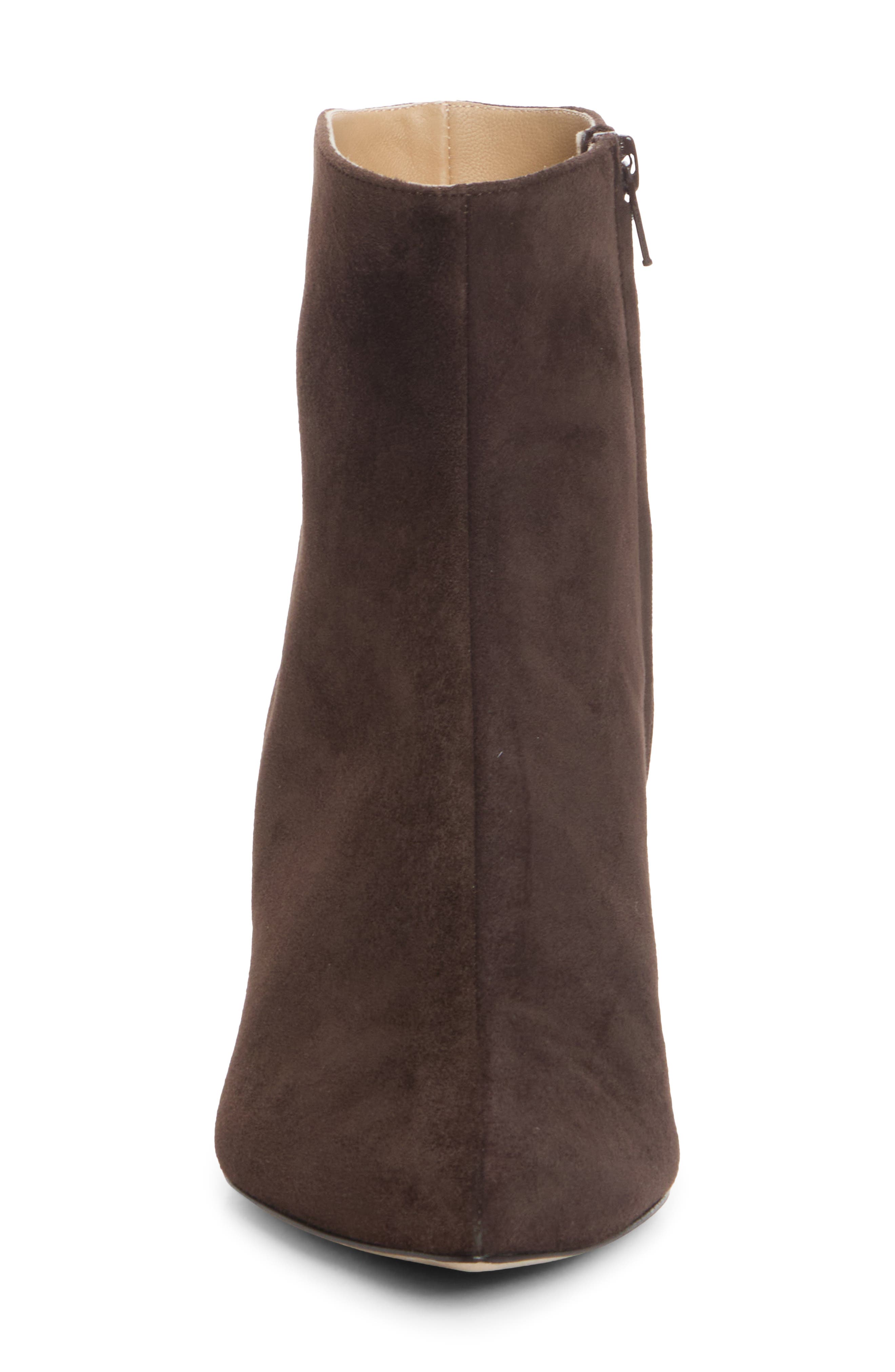 The Seamed Stiletto Leather Bootie, Alternate, color, DEEP ESPRESSO