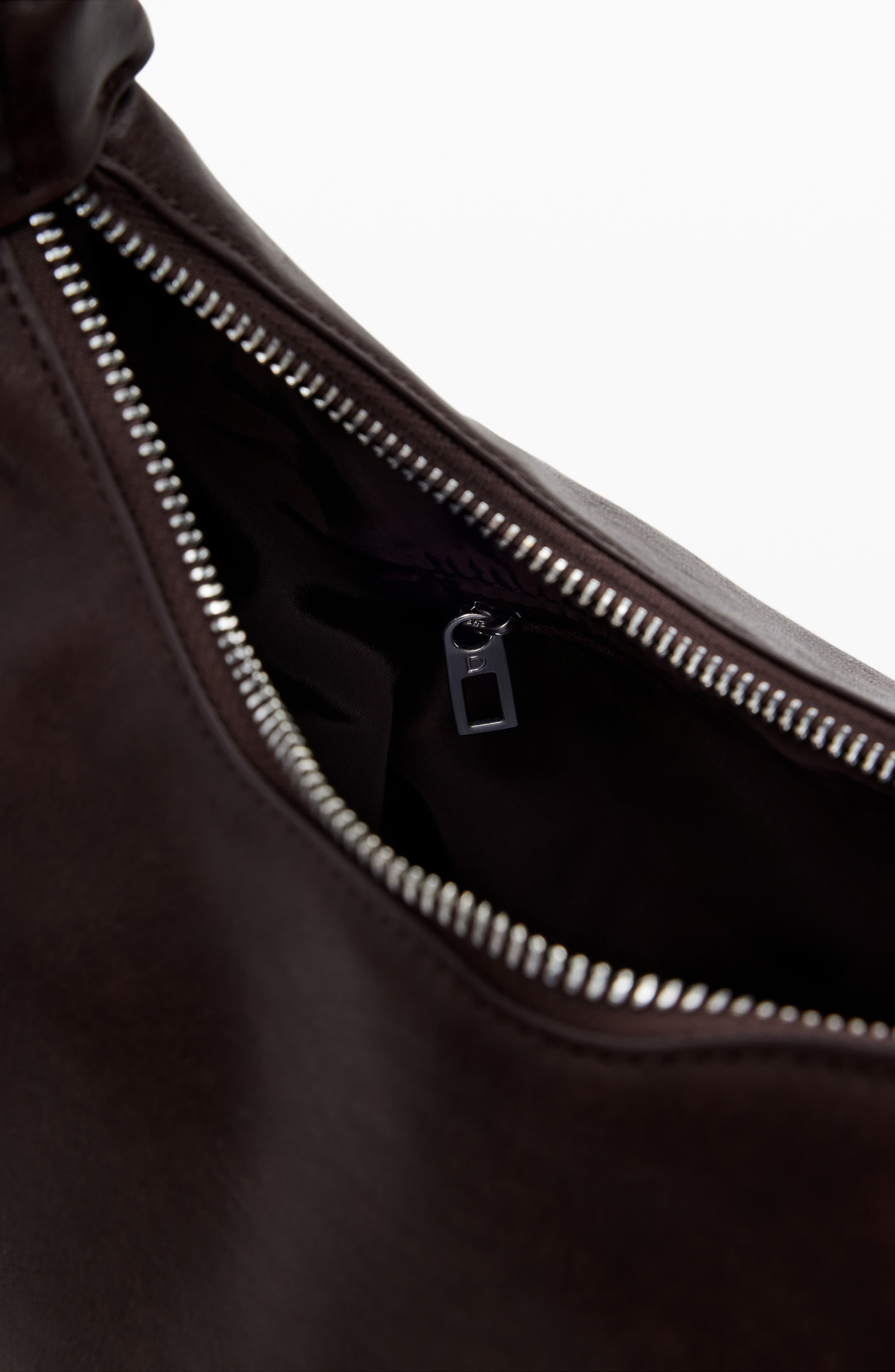 Desigual Faux Leather Shoulder Bag, Alternate, color, Dark Brown