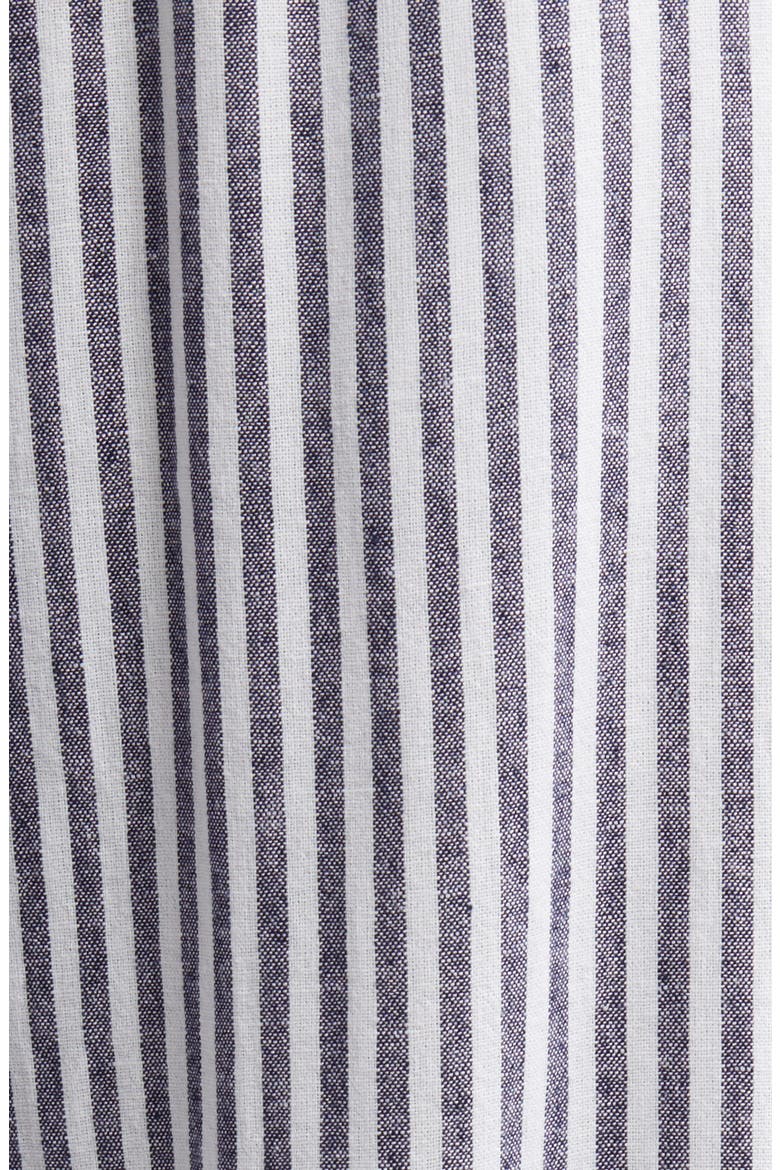 Stripe Wide Leg Linen Blend Pants, Main, color, NAVY- WHITE BRIANNE STRIPE