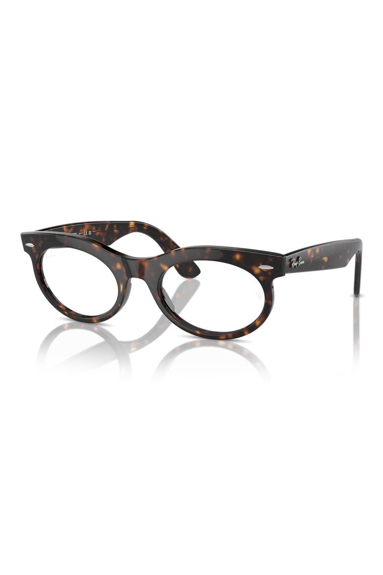 Wayfarer Transitions 50mm Oval Sunglasses, Alternate, color, HAVANA