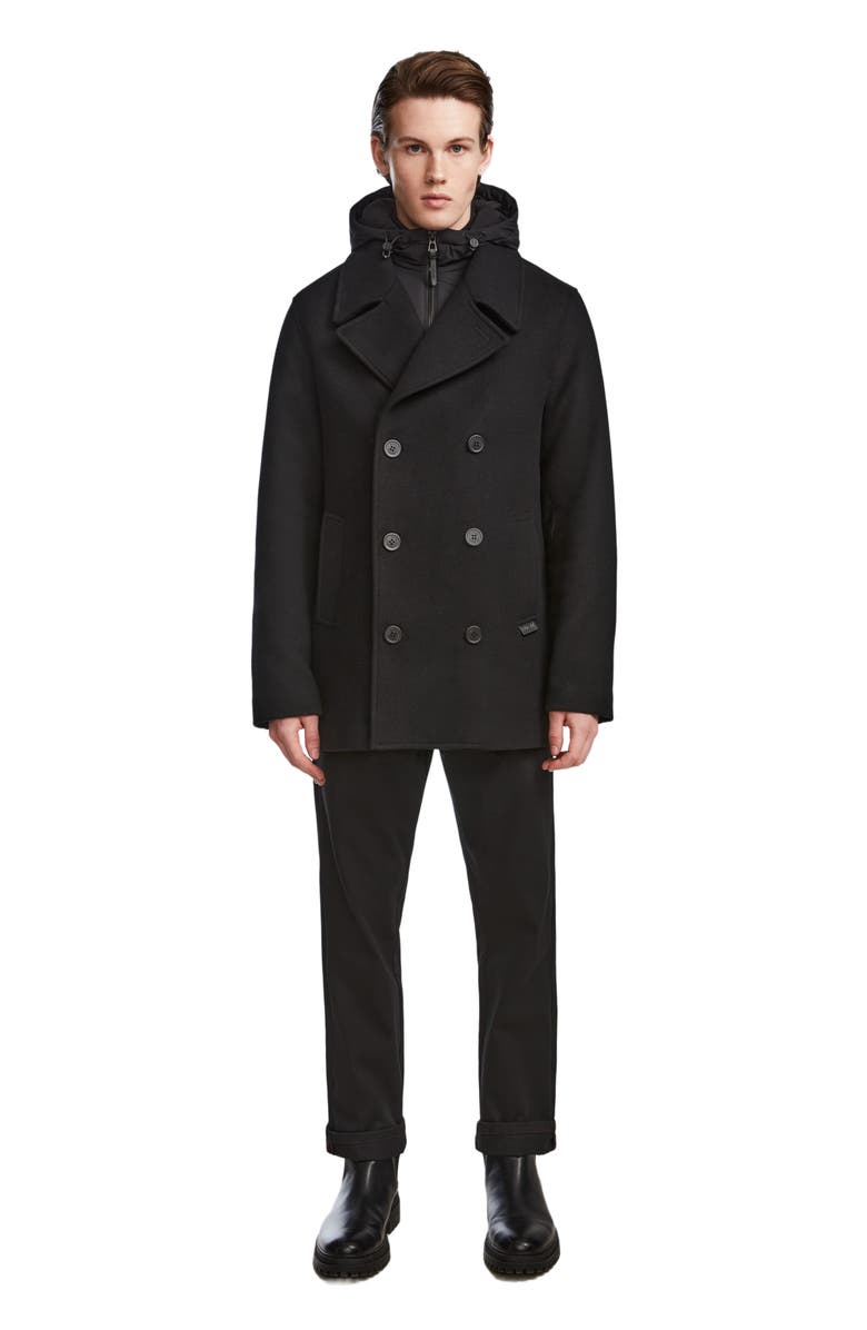 Rudsak ARTHUR MEN'S DOUBLE BREASTED PEACOAT, Alternate, color, 