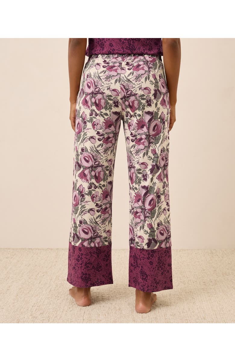 Pact Organic Staycation Sleep Pant, Alternate, color, Gathered Garden