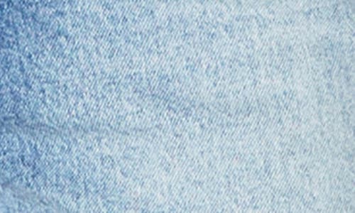 Unpublished Laine Billow Raw Hem Denim Shorts