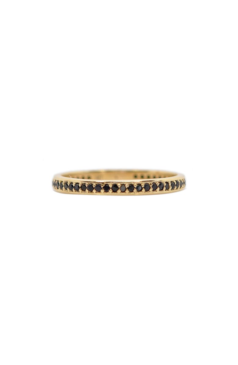 Armenta Sueño Pavé Sapphire Stacking Ring, Main, color, Yellow Gold