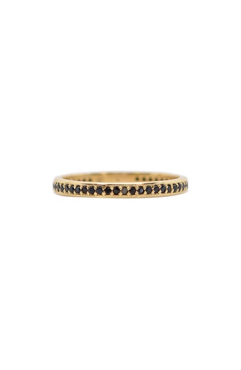 Sueño Pavé Sapphire Stacking Ring