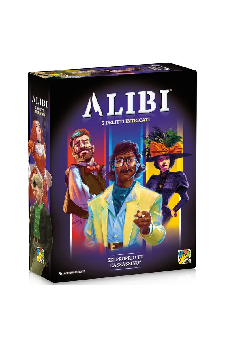 DV Games Alibi 3 Intricate Mysteries Party Game, Main, color, Multicolored