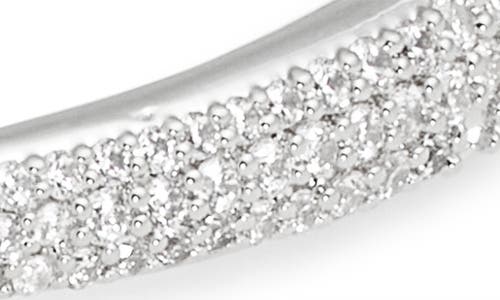 NORDSTROM NORDSTROM CUBIC ZIRCONIA PAVÉ BYPASS CUFF BRACELET