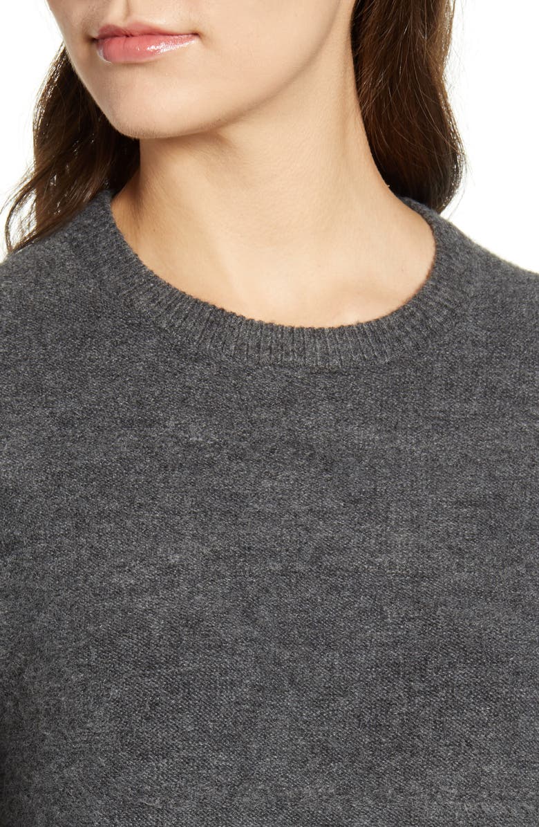 Caslon<sup>®</sup> Crewneck Long Sleeve Sweater Dress, Alternate, color,