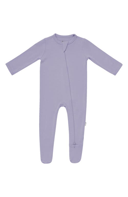 Kyte BABY Zip-Up Footie in Taro 