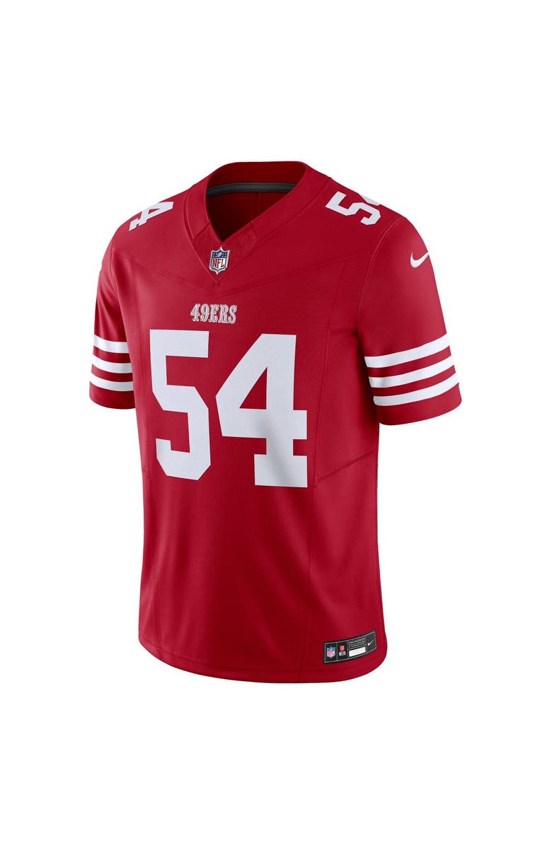 Nike Men's Nike Fred Warner Scarlet San Francisco 49ers Vapor F.U.S.E. Limited Jersey, Alternate, color, Scarlet