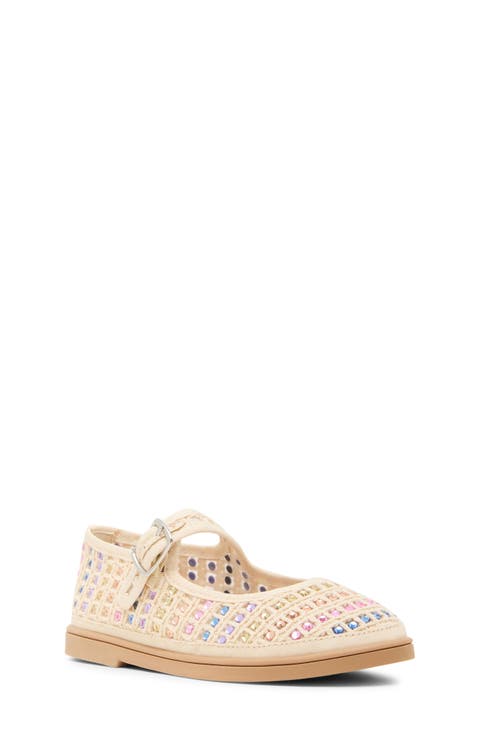 Kids' Roree Rhinestone Mary Jane Flat (Toddler, Little Kid & Big Kid)