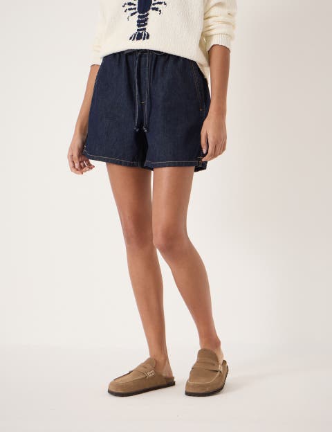 Betty Denim Pull On Shorts