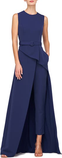 Kay Unger Owen Belted Maxi Jumpsuit | Nordstrom Kay Unger Owen Belted Maxi Jumpsuit | Nordstrom