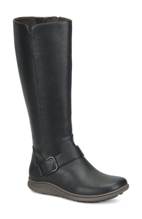 Nicoya Faux Leather Knee High Boot