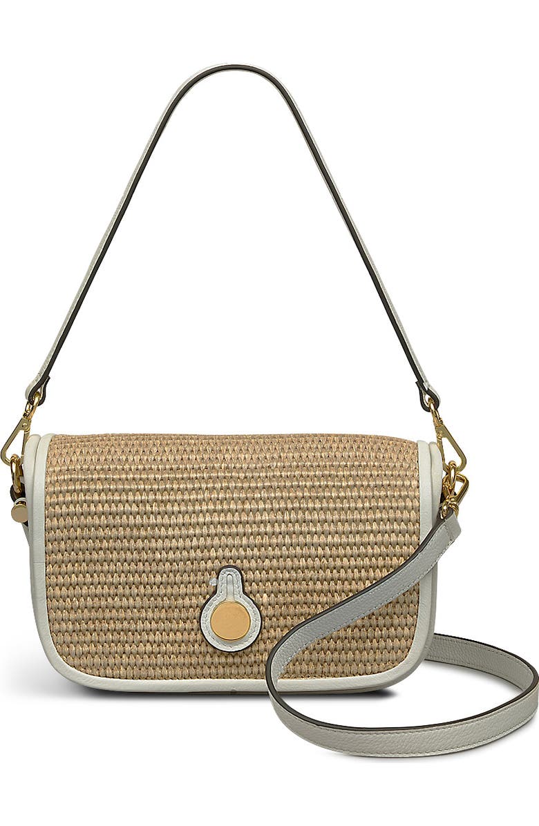 Radley Bathurst Mews - Raffia Small Flapover Crossbody Bag, Main, color,