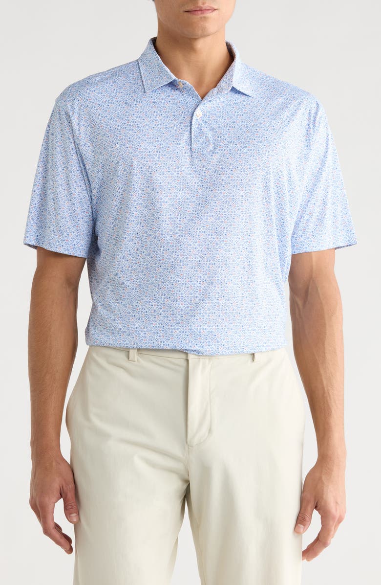 Peter Millar No Dice Featherweight Knit Polo, Main, color,