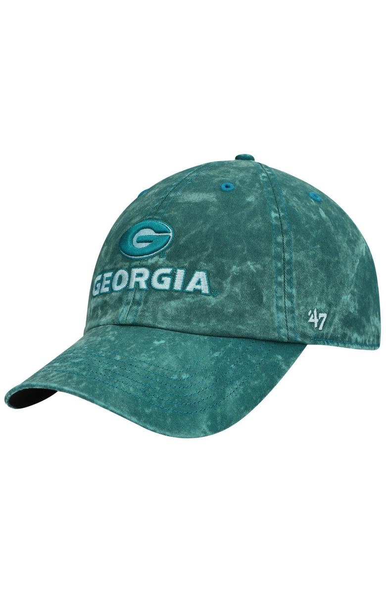 '47 Women's '47 Teal Georgia Bulldogs Gamut Clean Up Adjustable Hat, Main, color, 